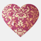 グランジフローラビクトリアン金ゴールド ハートシール (正面)