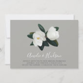 グランジフローラ |ホワイトマグノリア結婚式招待状 招待状 (正面)