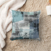 グランジプリント クッション (ブランケット)