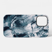グランジペイントの背景 iPhoneケース (裏面横)