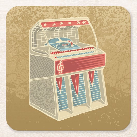 グランジボックス スクエアペーパーコースター (正面)