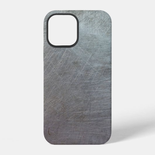 グランジメタルの背景テクスチャ iPhoneケース (裏面)