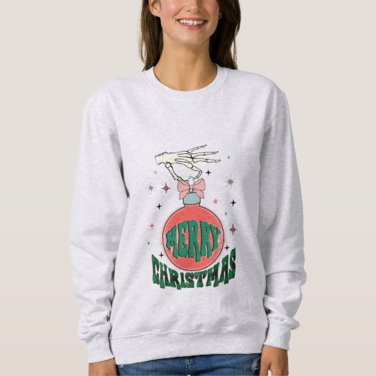 グランジメリークリスマス スウェットシャツ (正面)