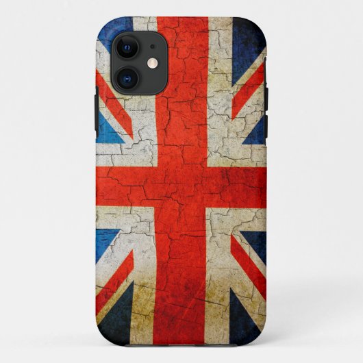 グランジユナイテッドキングダムの旗 Case-Mate iPhoneケース (裏面)