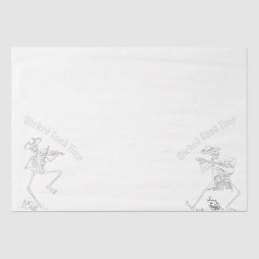 グランジレトロブラックハローウィンパーティ 薄葉紙 (正面)