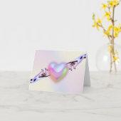 グランジワイ2 Kハートとカップルの手バレンタインデー カード (黄色い花)