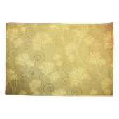 グランジヴィンテージの花柄。 枕カバー (裏面)