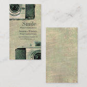 グランジヴィンテージカメラ名刺 名刺 (正面/裏面)