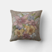グランジヴィンテージフローラ春ブーケ クッション (裏面)