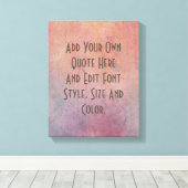 グランジヴィンテージ背景ウォールアート キャンバスプリント (インサイチュ (ウッドフロア))