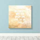 グランジヴィンテージ背景 キャンバスプリント (インサイチュ (ウッドフロア))