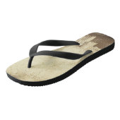 グランジーな都市の背景 ビーチサンダル (アングル)