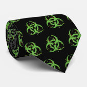 グランジーグロスグリーン生物学的災害［有害物質］ ネクタイ (ロール)