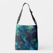 グランジーターコイズと黄 クロスボディバッグ (裏面)