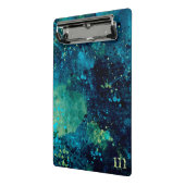 グランジーターコイズと黄 ミニクリップボード (アングル2)