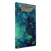 グランジーターコイズと黄 ミニクリップボード (アングル)