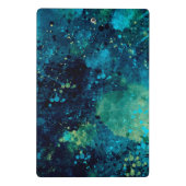 グランジーターコイズと黄 ミニクリップボード (裏面)