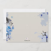 グランジーパーティーの招待状 招待状 (裏面)