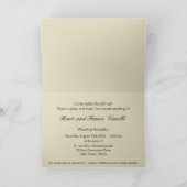 グランジーフローラ結婚式受付写真招待状 招待状 (内部)