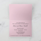 グランジーフローラ結婚式受付写真招待状 招待状 (内部)