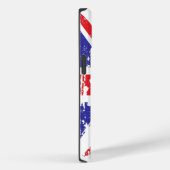 グランジ動揺して英統一された国国旗 Case-Mate iPhoneケース (裏面 / 右)