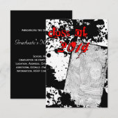 グランジ卒業クラス2014 招待状 (正面/裏面)