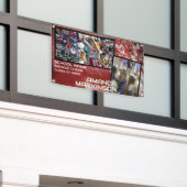 グランジ応援シニアスポーツバナー 横断幕 (ビルの外側)