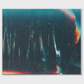 グランジ抽象芸術の背景破損した画面。オレンジ ラッピングペーパー (フラット)