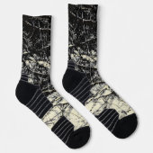 グランジ抽象芸術 ソックス (右)