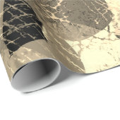 グランジ抽象芸術 ラッピングペーパー (ロールコーナー)