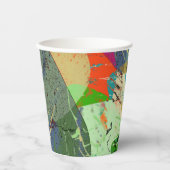 グランジ抽象芸術 紙コップ (正面)
