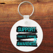-グランジ支援トゥレット症候群認識度 キーホルダー (正面)
