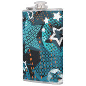 グランジ星パタよくはしゃぐーン子供デザイン。 フラスク (左)