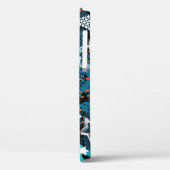 グランジ星パタよくはしゃぐーン子供デザイン。 Case-Mate iPhoneケース (裏面 / 左)