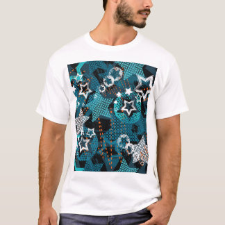 グランジ星パタよくはしゃぐーン子供デザイン。 Tシャツ