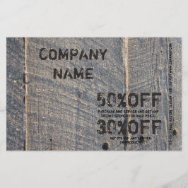 グランジ材の改装 大工 建設 チラシ