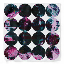 グランジ水玉模様。 バンダナ