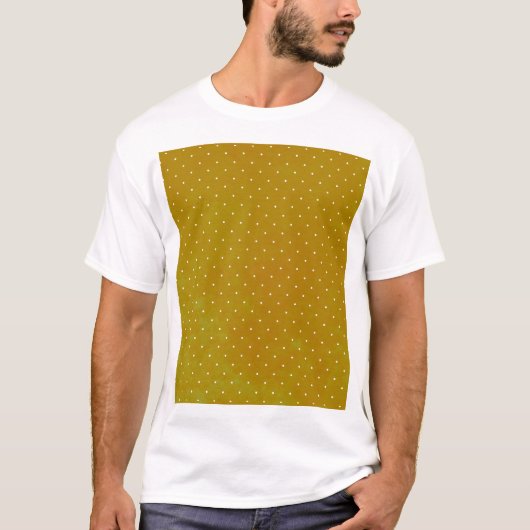 グランジ水玉模様：水彩の背景 Tシャツ (正面)