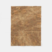 グランジ温素朴調テクスチャー効果 フリースブランケット (正面)