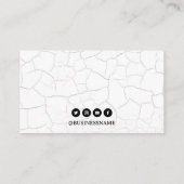 グランジ白黒タトゥーマシン 名刺 (裏面)