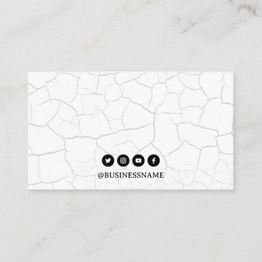 グランジ白黒タトゥーマシン 名刺 (裏面)