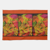 グランジ紅葉 キッチンタオル (横)