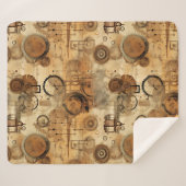 グランジ素朴時計(1) シェルパブランケット (正面(横))