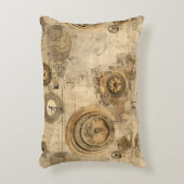 グランジ素朴時計(2) アクセントクッション (正面(垂直))