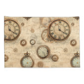 グランジ素朴時計(6) 枕カバー (裏面-右)