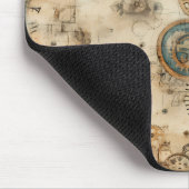 グランジ素朴時計(7) マウスパッド (コーナー)