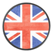 グランジ統一された国国旗 アイスホッケーパック (正面)