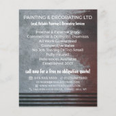 グランジ絵を描壁、画家、装飾家 チラシ (正面)