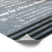 グランジ絵を描壁、画家、装飾家 ポスター (角)