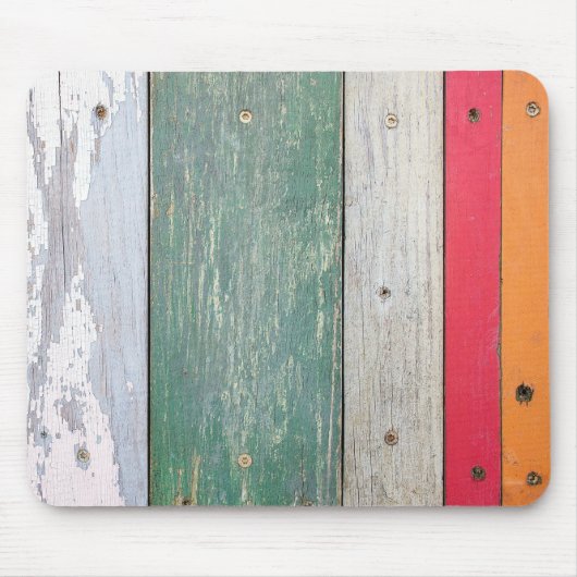 グランジ絵を描Wood Mouse Pad マウスパッド (正面)